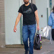 Jim Parsons seen arriving at his Broadway play in NYC