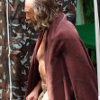 English actor Ralph Fiennes is pictured on the set of the movie "The Return" shot in the Necropoli della Banditaccia in Cerveteri.*PICTURES TAKEN ON 12/06/2023*