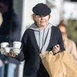 *EXCLUSIVE* Going Grey! Ellen Pompeo looks unrecognizable as she grabs coffee looking super casual
