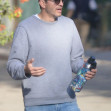 EXCLUSIVE: Ashton Kutcher looks downcast during a hike with a pal as divorce rumors swirl amid Diddy's sex trafficking case.