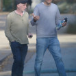 EXCLUSIVE: Ashton Kutcher looks downcast during a hike with a pal as divorce rumors swirl amid Diddy's sex trafficking case.