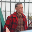 *EXCLUSIVE* First Look! Charlie Hunnam seen  for the first time as notorious serial killer, Ed Gein, on the set of the next Netflix 'Monster' anthology - ** WEB MUST CALL FOR PRICING **