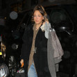 Kaley Cuoco spotted arriving at her hotel in rainy New York