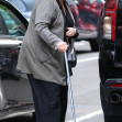 *EXCLUSIVE* A rarely seen Kathleen Turner was seen walking with the help of a cane and holding onto a wheelchair