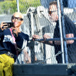 EXCLUSIVE: Arnold Schwarzenegger Shows Off His White Christmas Beard As He Chats With Fans And Takes Selfies During Morning Workout At Gold?s Gym In Venice, California - 21 Nov 2024