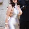 Milan, Italy. 16th June, 2024. Men's Fashion Spring Summer SS2025 - Arrivals at the inauguration of the Swarovski Masters of Light From Vienna to Milan exhibition at Palazzo Citterio - Arrivals - Pictured: Barbie Ferreira Credit: Independent Photo Agency/