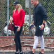*EXCLUSIVE* Dolph Lundgren and wife Emma Krokdal seen in Beverly Hills after he is declared Cancer Free
