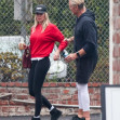 *EXCLUSIVE* Dolph Lundgren and wife Emma Krokdal seen in Beverly Hills after he is declared Cancer Free