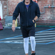 *EXCLUSIVE* Dolph Lundgren and wife Emma Krokdal seen in Beverly Hills after he is declared Cancer Free