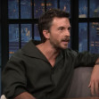Jonathan Bailey reveals he specifically requested his horse from Bridgerton on the Wicked movie set, as he appears on Late Night with Seth Meyers