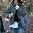 EXCLUSIVE Jumping For Joy! Suri Cruise Puts Her Breakup Behind Her On A Visit To The Farmers Market In New York