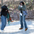 EXCLUSIVE Jumping For Joy! Suri Cruise Puts Her Breakup Behind Her On A Visit To The Farmers Market In New York