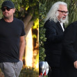 Leonardo DiCaprio, apariție rară alături de tatăl său și de Al Pacino/ Profimedia