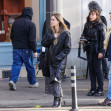 Angelina Jolie seen on set filming 'Stitches' in Paris
