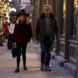 Goldie Hawn and Kurt Russell are seen out for a walk in Aspen