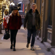 Goldie Hawn and Kurt Russell are seen out for a walk in Aspen