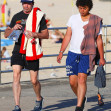 *EXCLUSIVE* Hugh Jackman is spotted in Bondi engaged in an intense and lengthy telephone conversation