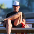 *EXCLUSIVE* Hugh Jackman is spotted in Bondi engaged in an intense and lengthy telephone conversation