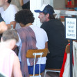 *EXCLUSIVE* Hugh Jackman is spotted in Bondi engaged in an intense and lengthy telephone conversation