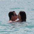 *PREMIUM-EXCLUSIVE* *MUST CALL FOR PRICING* Actor Mark Wahlberg and wife Rhea show of their sizzling beach bodies