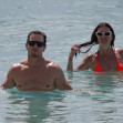 *PREMIUM-EXCLUSIVE* *MUST CALL FOR PRICING* Actor Mark Wahlberg and wife Rhea show of their sizzling beach bodies