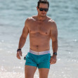 *PREMIUM-EXCLUSIVE* *MUST CALL FOR PRICING* Actor Mark Wahlberg and wife Rhea show of their sizzling beach bodies