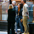EXCLUSIVE: Aubrey Plaza Jeff Baena, Michael Imperioli and Amy Pohler Head to Dinner in New York City