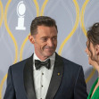 NEW YORK, NEW YORK - JUNE 12: Hugh Jackman and Sutton Foster attend the 75th Annual Tony Awards at Radio City Music Hall on June 12, 2022 in New York City.