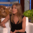 Selena Gomez interviewed by guest host Jennifer Aniston on US TV chat show "The Ellen Show"