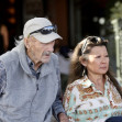 EXCLUSIVE: PREMIUM EXCLUSIVE RATES APPLY: Gene Hackman And Wife Betsy Arakawa Seen Out On A Super Rare Outing On And Early Dinner Date - 28 Mar 2024