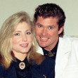 David Hasselhoff and his wife Pamela Bach, 1989