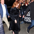 Julia Roberts, Danny Moder and their son Henry Daniel Moder seen leaving George Clooney's Broadway play 'Good Night and  Good Luck' in NYC
