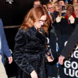 Julia Roberts, Danny Moder and their son Henry Daniel Moder seen leaving George Clooney's Broadway play 'Good Night and  Good Luck' in NYC
