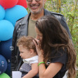 Jeff Goldblum, împreună cu soția sa Emilie Livingston și fiul lor, Charlie Ocean Goldblum/ Profimedia