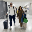 EXCLUSIVE: Minka Kelly and Dan Reynolds are Spotted Arriving into Washington D.C.