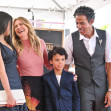 Hollywood, USA. 29th Apr, 2025. Stella Luna Ivery, Ellen Pompeo, Eli Christopher Ivery and Chris Ivery at Ellen Pompeo's Hollywood Walk of Fame Star Ceremony in Hollywood, CA on April 29, 2025 © Lisa OConnor/AFF-USA.com Credit: AFF/Alamy Live News