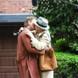Martin Short and Meryl Streep share a kiss on "Only Murders in the Building" set in New York, NY