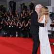 Venice, 81st Venice Film Festival 2024 - Fifth Evening. Richard Gere with his wife Alexandra on the Red Carpet