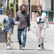 PREMIUM EXCLUSIVE Ben Affleck and daughter Violet outing, Violet carrying amazing vintage Marc Jacobs bag