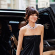 Dakota Johnson exudes elegance in a black Ferragamo dress at the Global Ambassadorship Celebration in NYC