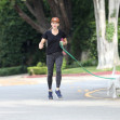 PREMIUM EXCLUSIVE Jennifer Garner FaceTimes A Friend During Her Daily Mile Jog