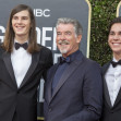 Pierce Brosnan și fiii săi, Dylan și Paris