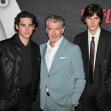 Pierce Brosnan și fiii săi, Dylan și Paris