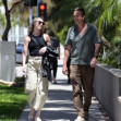 EXCLUSIVE: Newly engaged couple Jason Segel and Kayla Radomski are all smiles as they head to lunch in Beverly Hills