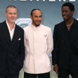 Damson Idris, Lewis Hamilton și Brad Pitt/ Profimedia