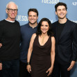 Julia Louis-Dreyfus și soțul ei, Brad Hall, alături de fiii lor