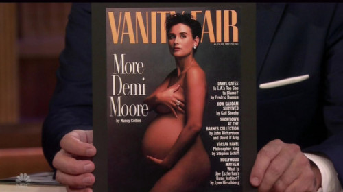 Demi Moore, despre decizia de a poza nud, acum 34 de ani, când era însărcinată: "Mi-am dorit să exprim ceea ce simțeam"