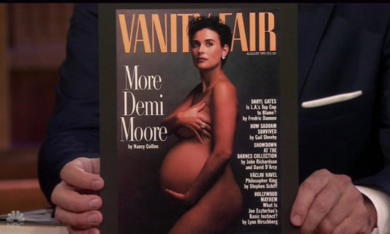 Demi Moore, despre decizia de a poza nud, acum 34 de ani, când era însărcinată: "Mi-am dorit să exprim ceea ce simțeam"