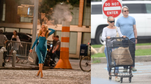 Sarah Jessica Parker, când e departe de look-ul „Carrie Bradshaw”, într-o zi obișnuită, la cumpărături, alături de soțul ei