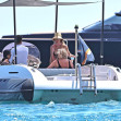 Kate Hudson celebrates the 4th July American Independence Day in Style on her European getaway photographed at the Casa Jondal in Ibiza.